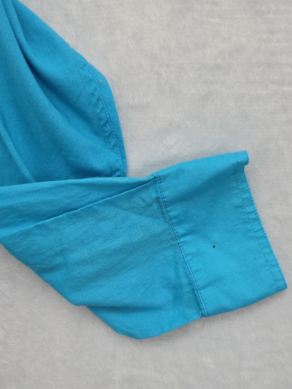 Tommy Bahama Turquoise Button-Up Shirt - Picture 6 of 9
